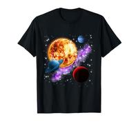 Espacio Motivo Galaxia Planeta Sol Universo Sistema Solar Camiseta