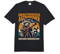 Espacio no Autorizado del observatorio de mapaches astrónomos Comfort Colors Adult Heavyweight T-Shirt