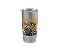 Espacio no autorizado del observatorio de mapaches astrónomos Vaso térmico de acero inoxidable de doble pared
