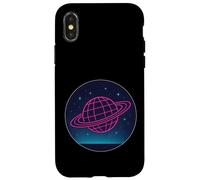 Espacio Planet Vaporwave Carcasa para iPhone X/XS