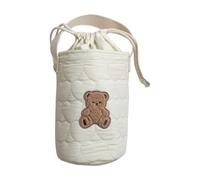 Espaciosa bolsa colgante para cochecito para mamá, conveniente taza de agua, botella de leche, solución de almacenamiento para padres en movimiento