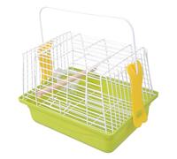 Espaciosos transportadores de pájaros de alambre de hierro para cacatúas, periquitos, con bandeja de limpieza deslizante para exteriores, jaula de pinzones