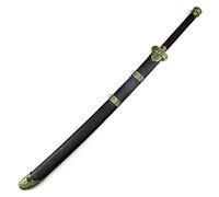 Espada Antigua de Oro Negro, colección COS, Espadas utilería Anime, Accesorios Entrenamiento Artes Marciales Kendo