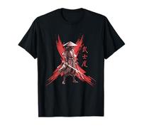 Espada Bushido en Samurai Japonesa Retro Vaporwave estética Camiseta