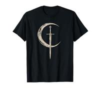 Espada Celestial Fantasy Vintage de los 60 de Moon and Sword Camiseta