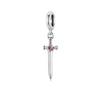 Espada Colgante Charm plata esterlina 925 Charm se adapta a la pulsera Pandora, SCC3124