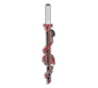 Espada de esmalte de demonio asesino, joyas de anime, accesorios de mochila, Klein, Metal no precioso