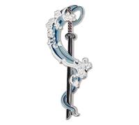 Espada de esmalte de demonio asesino, joyas de anime, accesorios de mochila, Klein, Metal no precioso