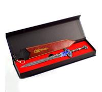 Espada de Juguete. Modelo de Espada Lazuli Glintstone Coleccionable Elden Ring - Accesorios Juego Metal Completo 11.8"