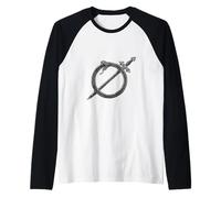 Espada de Serpiente Ouroboros/Cola de Serpiente/Ciclo Eterno Camiseta Manga Raglan