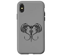 Espada Dragón Tribal Vikingo Nórdico Guerrero Nórdico Mitología nórdica Carcasa para iPhone X/XS