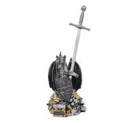 Espada en miniatura de excálibur y dragón, hecho de resina, color n?
