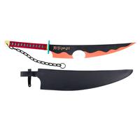 Espada gemela s5072 de demon slayer empuñada por tengen uzui mango en