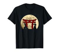 Espada Guerrero Samurai Japonés Lleno Lleno Lleno Diseño Camiseta