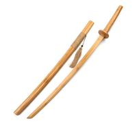Espada japonesa con vaina madera 100 cm,Espada madera Kendo Sparring,Espada samurái bambú natural,Katana madera - Espadas madera para niños,Katana madera hecha a mano,Entrenamiento de lucha con espada