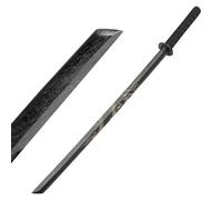 Espada Katana de Madera, bokken Kendo entrenamiento de sable, espada samurái, juego de rol Cosplay iaido bokken (patrón dragón)