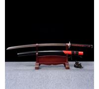 Espada Katana de madera de 102 cm,espada de madera hecha a mano,artes marciales de samurai japonés real,accesorios de cosplay de anime Bokken de entrenamiento,regalo para niños y niñas (40 pulgadas)