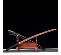 Espada Katana, espada samurái de madera hecha a mano con vaina, Bokken de 103 cm para exhibición, colección de cosplay y entrenamiento de kendo