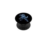 Espada Katana Gato Samurai Guerrero Azul Anime Ninja PopSockets PopGrip Adhesivo