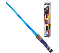 Star Wars Lightsaber Forge, Kyber Core, Jedi Master Sol, Sable de Luz Azul Personalizable de Juguete, Accesorio para Disfraz, Niños y Niñas de 4 Años o Más