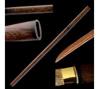 Espada recta de madera,bokken hecho a mano,hoja de palisandro natural,vaina de palisandro natural,katana de madera para entrenamiento de kendo,regalos,decoración,juegos de rol,colección - 100 cm