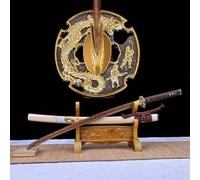 Espada samurái madera forjada a mano,Bokken palisandro natural 40 pulgadas,con vaina madera maciza,Katana madera anime,para cosplay,Kendo,exhibición,coleccionismo,decoración artes marciales,Halloween