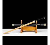 Espadas chinas de madera,la hoja está hecha de bambú natural,Bokken hecho a mano,espada recta de madera para accesorios de rendimiento,entrenamiento de artes marciales,regalo,decoración,exhibición