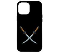 Espadas Katana Samurai Cruzadas Carcasa para iPhone 12 Pro Max