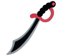 Espadas piratas para niños, espada de espuma EVA de 18 pulgadas de largo, juguetes realistas y ligeros para niños para regalos o decoraciones de fiesta de cumpleaños pirata, adornos de jardín