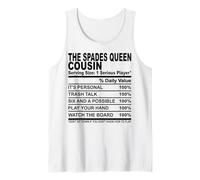 Espadas reina primo nutrición hecho divertido primos hombres mujeres Camiseta sin Mangas