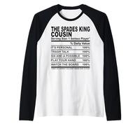 Espadas rey primo nutrición hecho divertido primos hombres mujeres Camiseta Manga Raglan