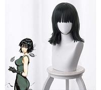 ESPADE Cosplay Wig One-Punch Superman/One-Punch Man Hell's Blizzard Verde Oscuro Cosplay Anime Peluca