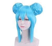 ESPADE Cosplay Wig Peluca for Halloween Moda Fiesta de Navidad Vestir Peluca Miku Hatsune Miku Bunny Girl Cos Peluca Conejo Negro Ver.Anime Cosplay Pelo Falso