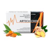 Espadiet Articu Choc con Vitamina C, Vitamina D, Colágeno Hidrolizado Marino, Magnesio, Ácido Hialurónico, Zinc y Cúrcuma - Complejo para Articulaciones - Complemento Alimenticio - 10 Viales de 200ml