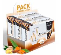 Glucosamina con Condroitina, Colágeno, Calcio, MSM, Harpagofito, Ácido Hialurónico, Jengibre, Cúcuma y Vitamina D - Articulaciones suplemento, ligamento, rodilla, antiinflamatorio - Articudol (PACK 3)