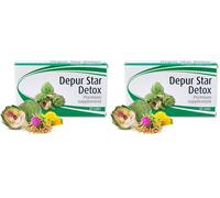 Espadiet Depur Star Detox - Desintoxicación del Organismo - Salud Hepática - Dietas Depurativas - Con Rábano negro, Alcachofera, Diente de león, Cardo Mariano, Desmodium, Colina - 20 Viales de 10ml