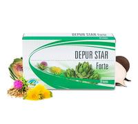 Espadiet Depur Star Forte - Ayuda a la Depuración del Hígado y Digestiva - Salud Hepática - Con Rábano negro, Alcachofera, Diente de león, Cardo Mariano, Desmodio - 20 Viales de 10ml