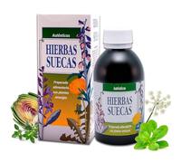 Espadiet Hierbas Suecas Jarabe - Alcachofera, Angélica, Tomillo e Ingredientes Naturales - Salud Digestiva e Intestinal - Salud del Hígado - Purifica y Favorece la Acción Hepática - Frasco de 200ml