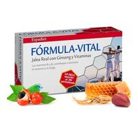 Espadiet Jalea Formula Vital - Con Jalea Real, Extracto de Ginseng, Guaraná, Nuez de Cola y Vitaminas B1, B2, B3, B5 y B6- Ayuda al Sistema Nervioso e Inmune - Favorece al Estado Anímico - 20 viales