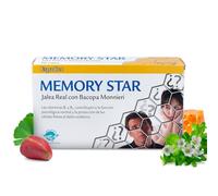 Espadiet Jalea Memory Star- Jalea Real, Bacopa monnieri, Nuez de cola, Ginkgo biloba, Rhodiola Rosea y Vitaminas - Favorece la Salud de la Memoria - Apoya la Concentración y la Atención - 20 viales