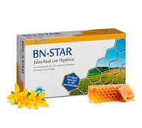 Espadiet Jalea Real BN-Star- Con Jalea Real, Extracto hipérico, L-Taurina, L-Carnitina y Vitaminas B1, B2 y B6- Ayuda a Disminuir el Cansancio y la Fatiga - Favorece la Energía - 20 viales
