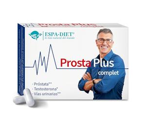 Espadiet Prosta Plus complet - Salud de la Próstata - Ayuda a Tener Niveles Normales de Testosterona - Salud Masculina - A Base de Extractos, Naturales, Minerales y Zinc - Caja con 45 cápsulas