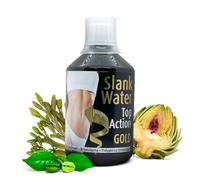 Espadiet Slank water Top Action Gold Con Fucus - Minerales, Vitaminas, Polyporus Umbellatus y Cactinea - Drenante y Activador Linfático - Eliminación de Líquido y Toxinas - Botella con 500ml