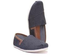 Espadrilles Toms Clásicas De Lona Azul Para Mujer En Marino UK 3 - 8