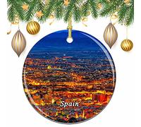 Espagne Murcie Noël Arbre De Noël Ornement Décoration De Mariage Pendentif Suspendu Décor Ville Voyage Souvenir Collection