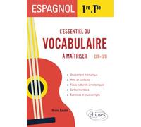 Espagnol. L’essentiel du vocabulaire à maîtriser en 1re et en Terminale (LVA-LVB)