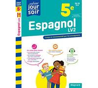 Cahier du jour/cahier du soir Espagnol LV2 5e: Conçu et recommandé par les enseignants