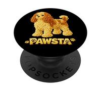 Espaguetis con Fideos Cavalier King Charles Spaniel Puppy Love PopSockets PopGrip Adhesivo