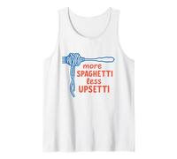 Espaguetis Más Espaguetis Menos Upsetti Comida Divertida Aliment Camiseta sin Mangas