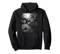 Espaguetis Monstruo Pasta Papá Divertido Vintage Amante Hombres Selfie Sudadera con Capucha
